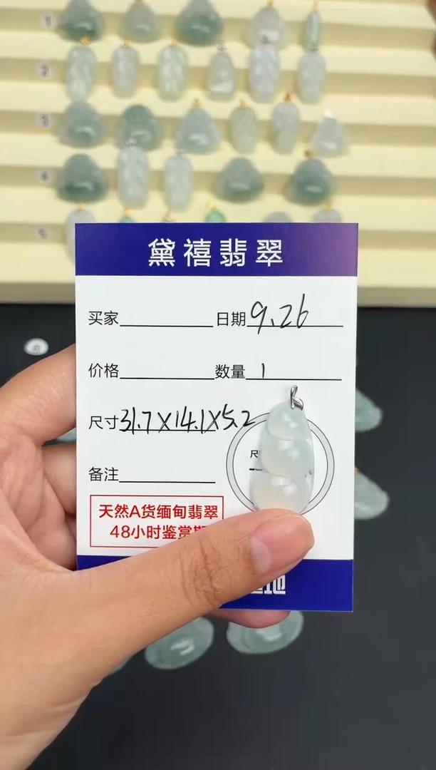 颈饰未镶嵌翡翠h****b豆子