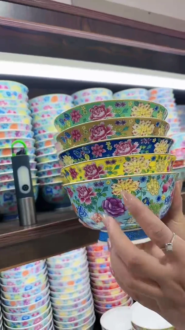 【闪购商品】瓷片6英寸面碗10个景德镇陶瓷