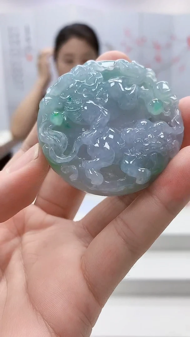 定制翡翠未镶嵌4902bb-毛货挂件90