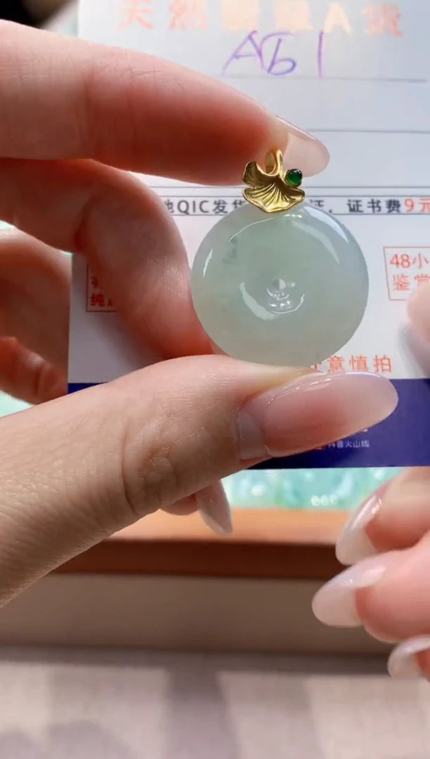 颈饰未镶嵌翡翠天然缅甸a货翡翠