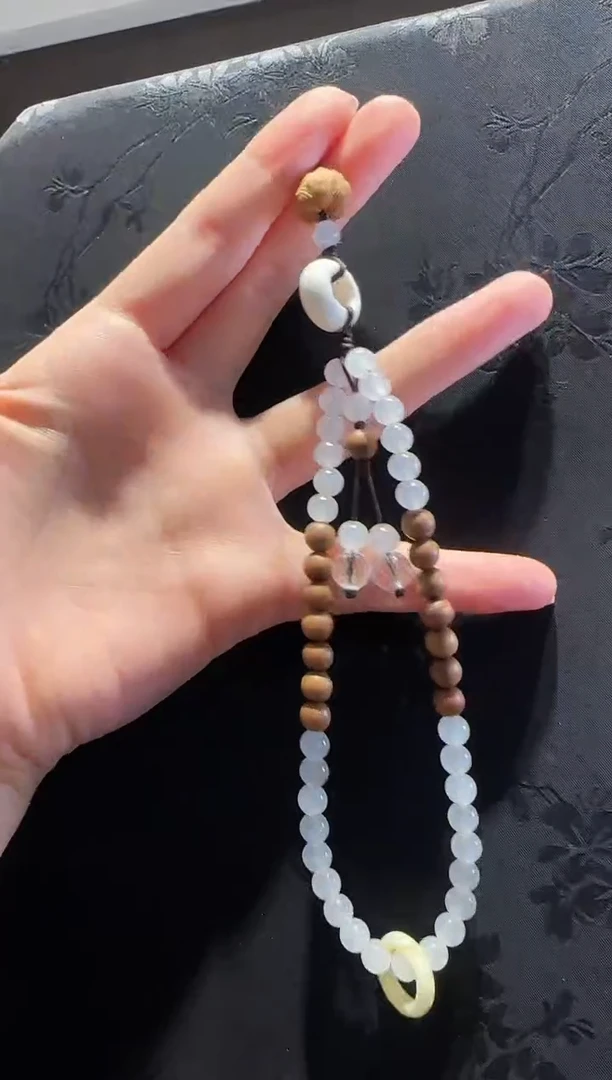 和田玉未镶嵌手链珠宝原创直播间