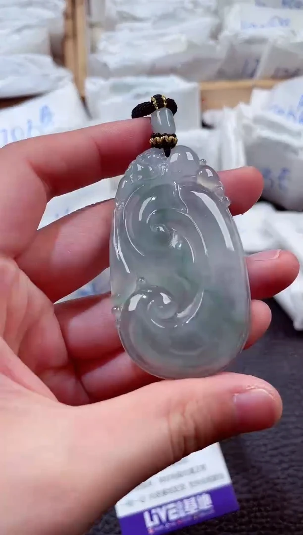 翡翠未镶嵌颈饰00005646