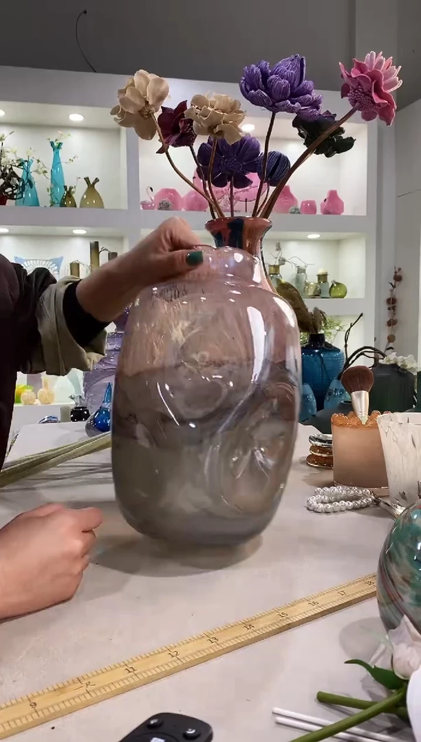 慕忆家手作琉璃花瓶