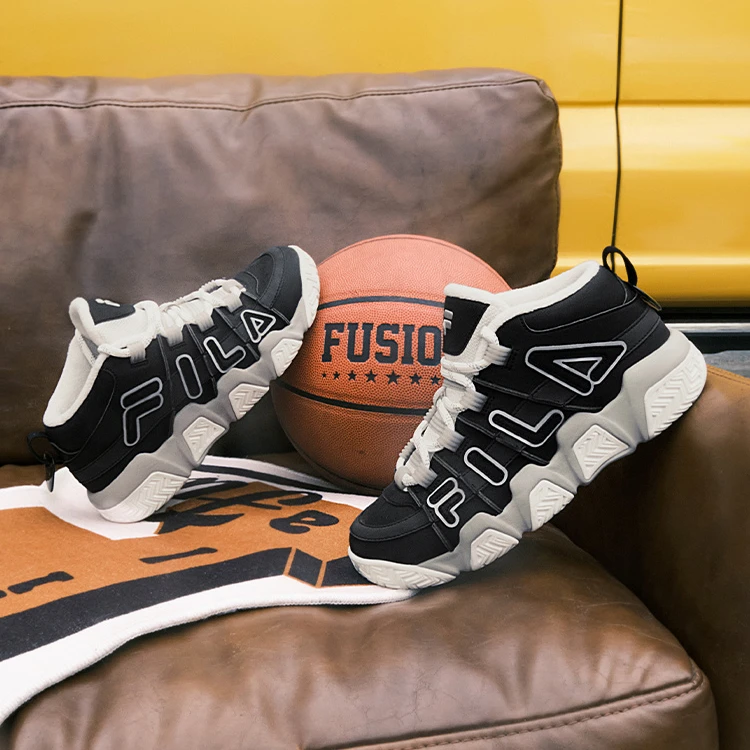 加绒中邦面包鞋FILA FUSION斐乐潮牌复古鞋25秋T12W443221F/M