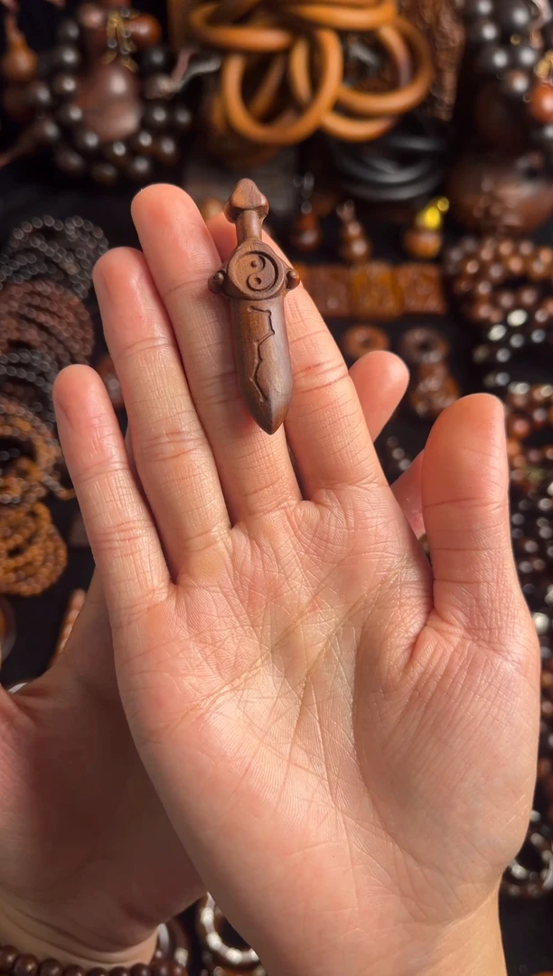 枣木雷击桃木七星小剑