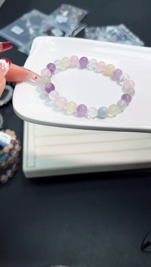 【闪购商品】水晶手串未镶嵌32H多样性发其一/1条默认微瑕