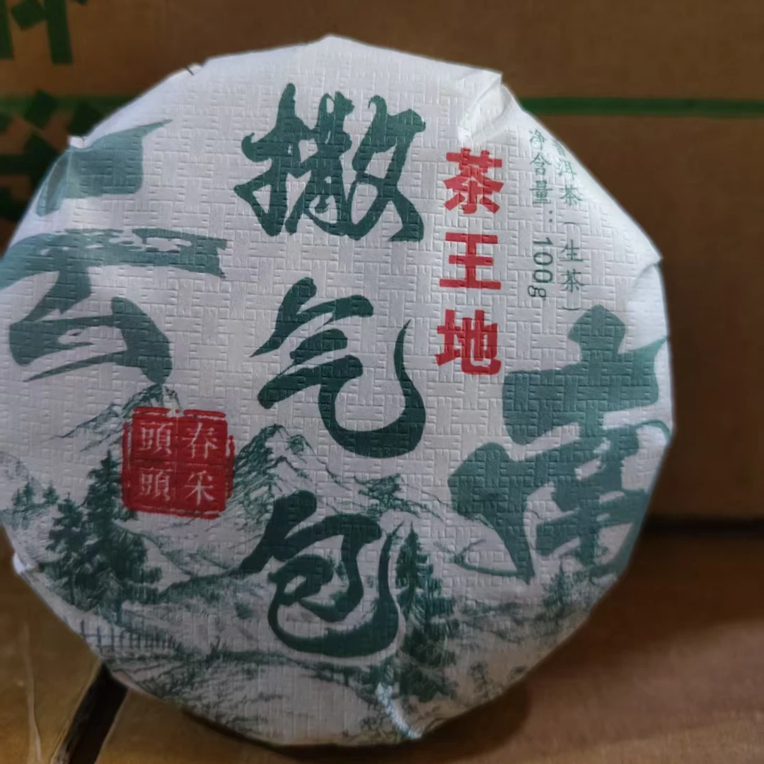 【19】501号 张飞 2024年勐托【撒气包】茶王地100克饼茶 生茶#5.24#