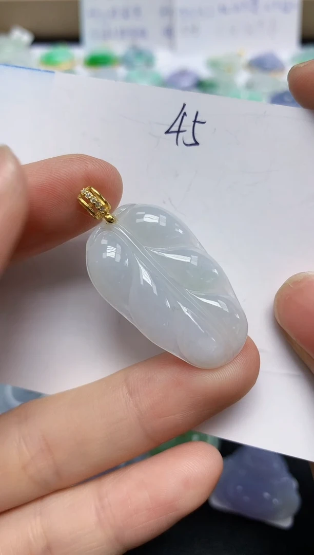 翡翠未镶嵌颈饰天然缅甸翡翠A货