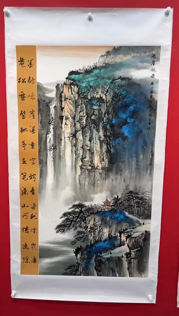 国画画家陆远华手绘国画