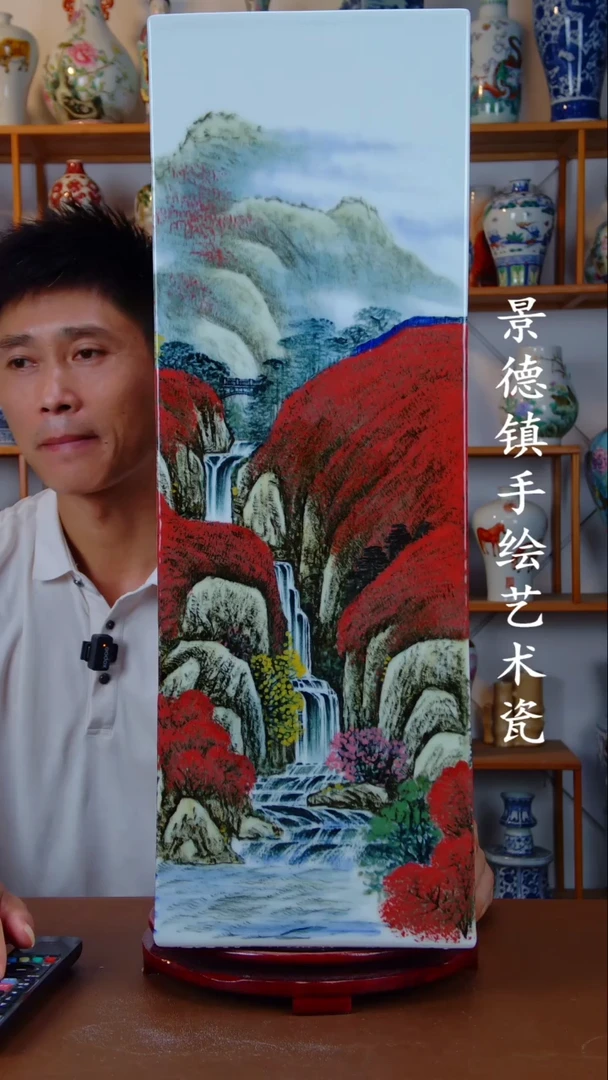 现代景德镇手工手绘陶瓷摆件48