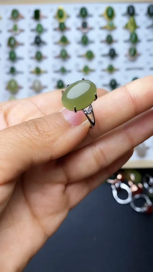 【闪购商品】和田玉戒指未镶嵌1