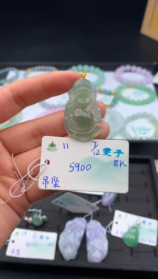 颈饰未镶嵌翡翠翡翠自带#送人#，假一赔三