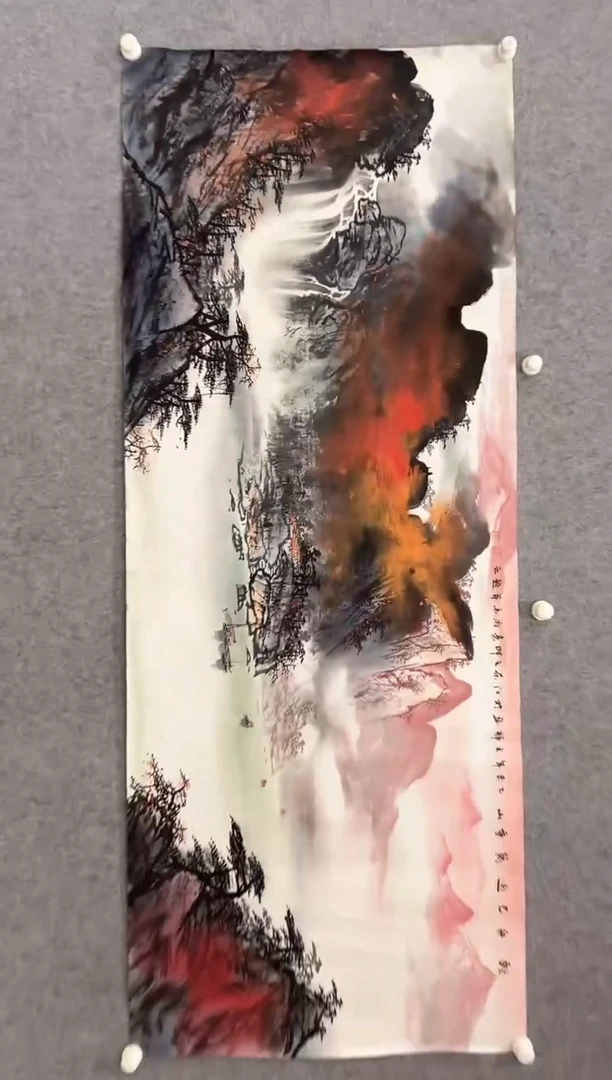 国画王辉-12平尺-山水国画