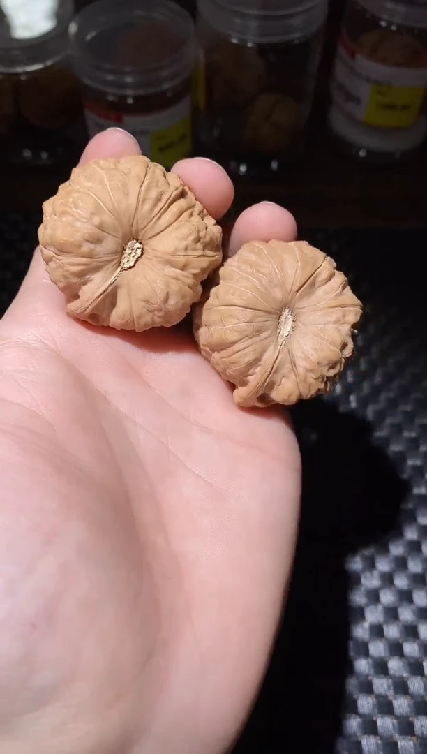把件文玩核桃洛*全品一根筋南瓜墩42+