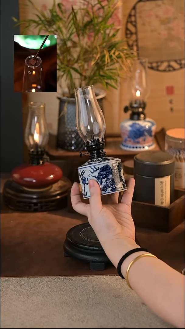 景德镇陶瓷香薰灯摆件