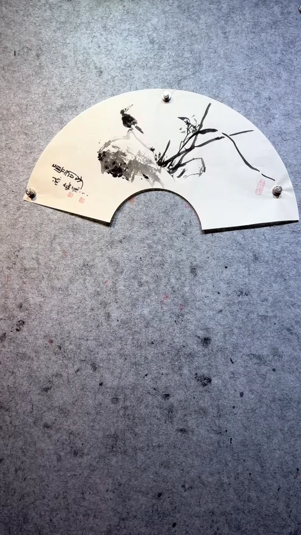 国画吹****茶张自学水墨国画45