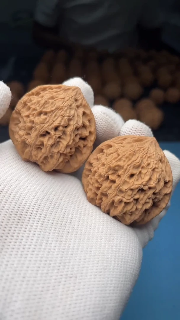 桃核把件a46  狮子毛 39尺