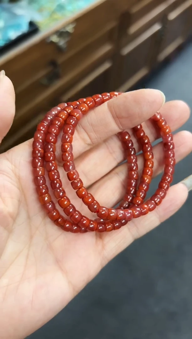 【闪购商品】南红玛瑙手串未镶嵌5mm手串多样发其一