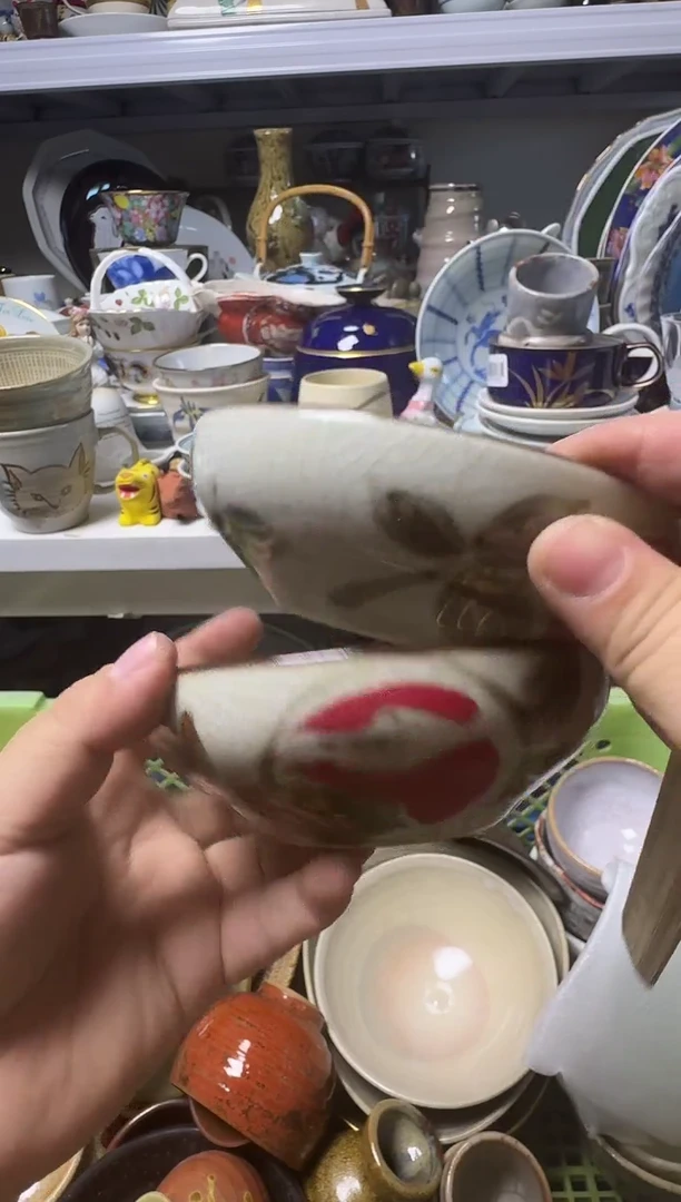 中古瓷器，默认微瑕--漂亮，好看的粗陶
