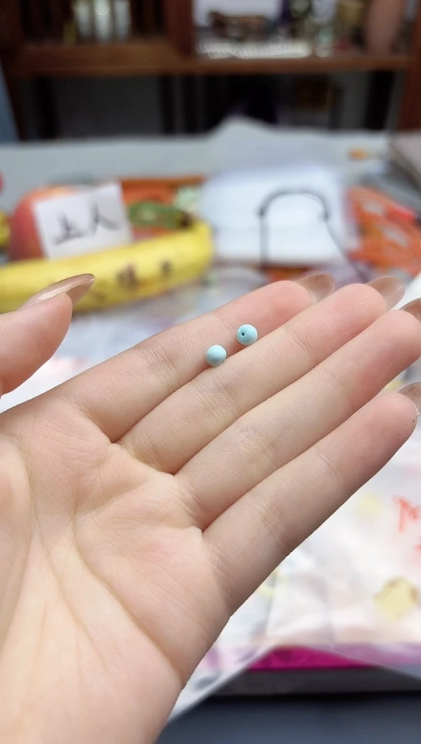 未镶嵌车挂玛瑙/玉髓玛瑙配饰一对GW