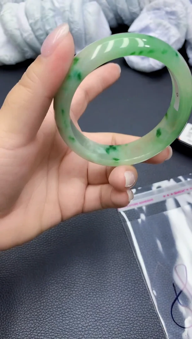 高冰透美人手镯 所见即所得83