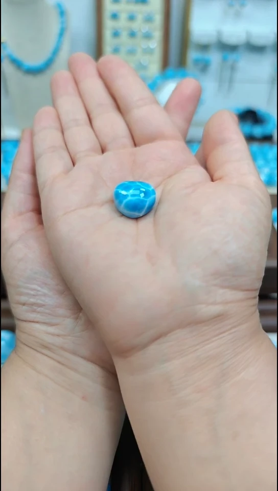未镶嵌针钠钙石（海纹石）珠宝半成品S*多样性发一