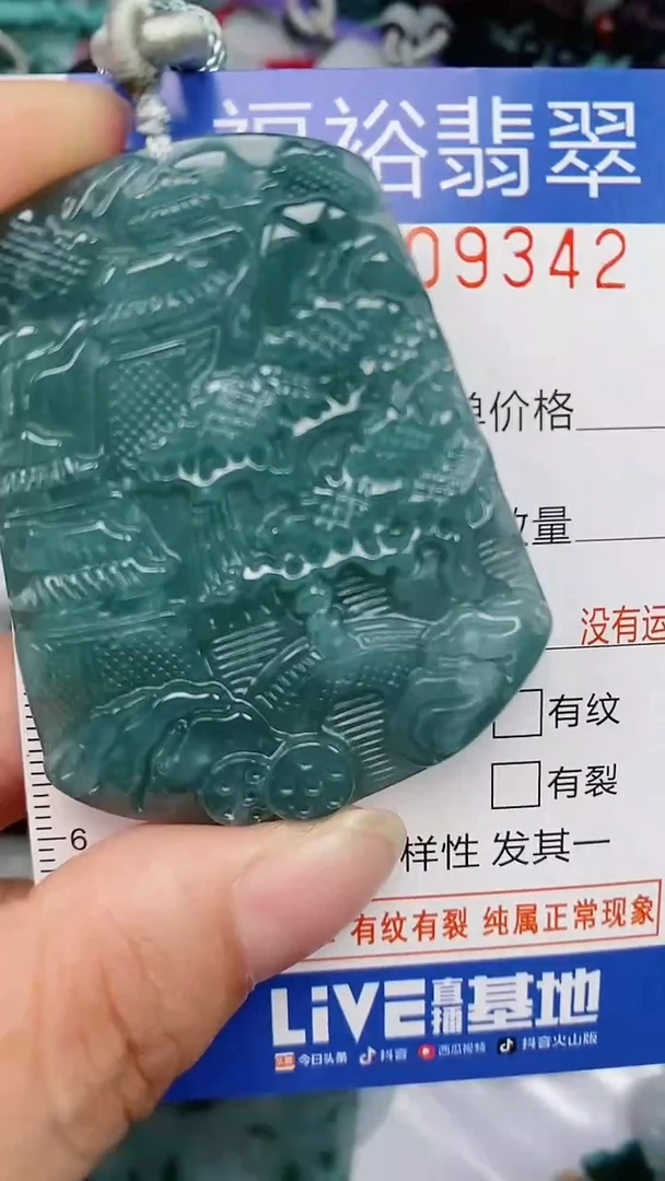 翡翠未镶嵌颈饰...0009342