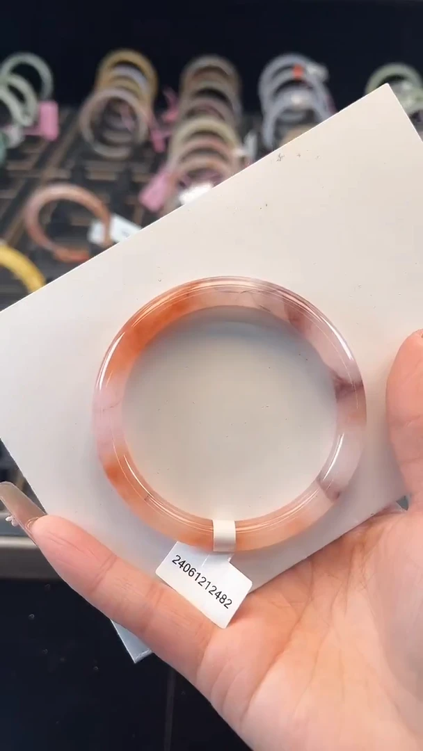 未镶嵌手镯石英质玉61圈口029