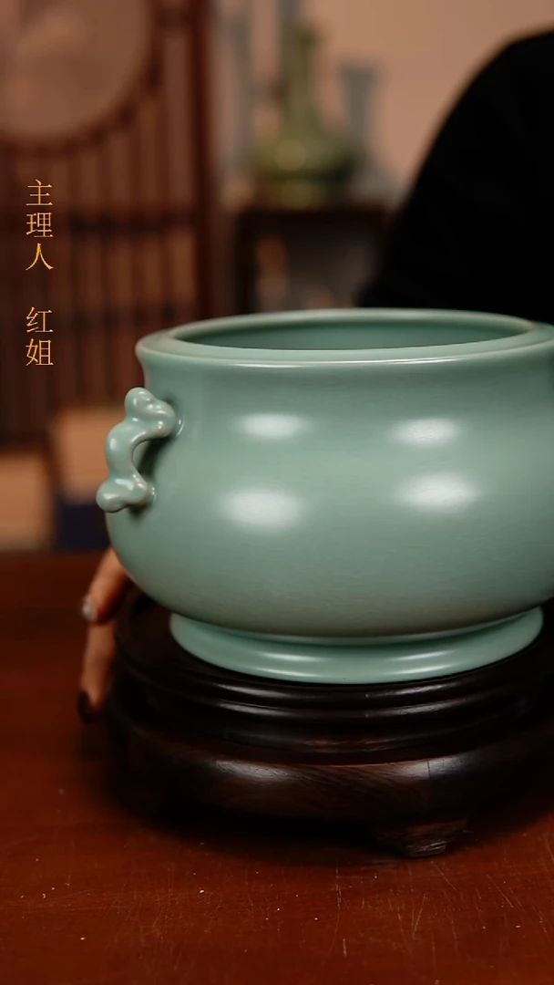 瓷片原产地原矿釉汝瓷