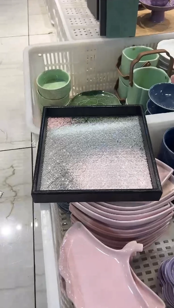 瓷片 玻璃托盘 单个