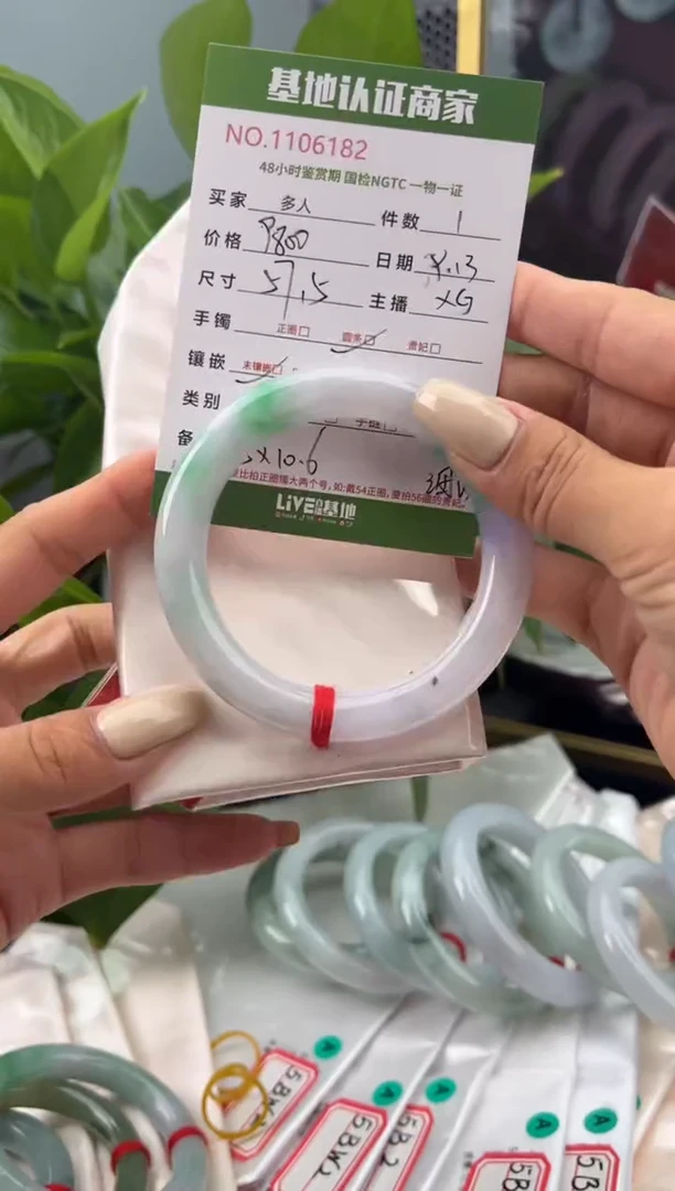 未镶嵌手镯（圆镯）翡翠多样性拍一发一