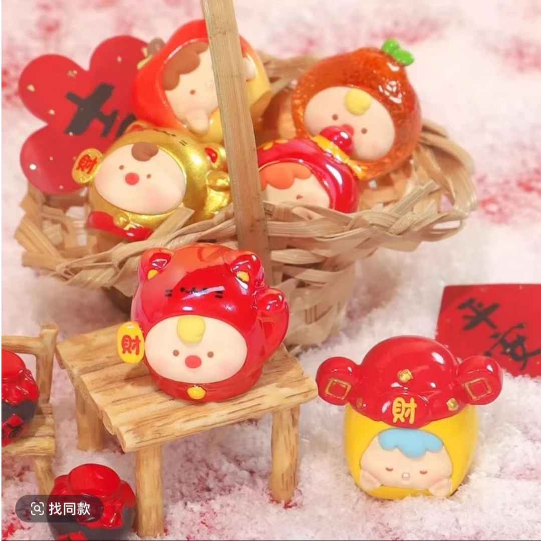 【默认拆盒】福运将至盲盒盲袋萌粒摆件礼物潮玩1号