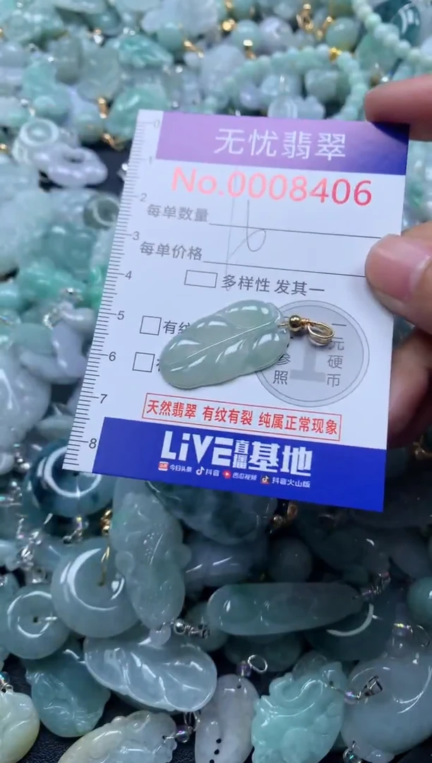 颈饰未镶嵌翡翠8406