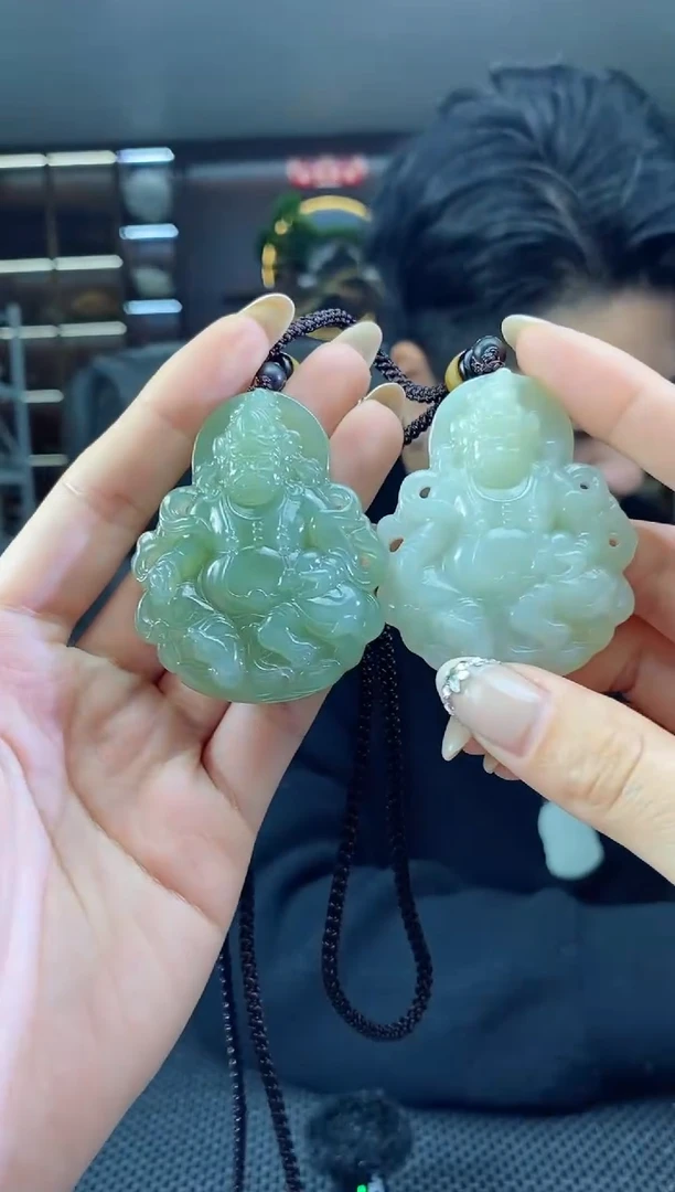 【闪购商品】和田玉颈饰未镶嵌黄财神（多样性拍一发一）