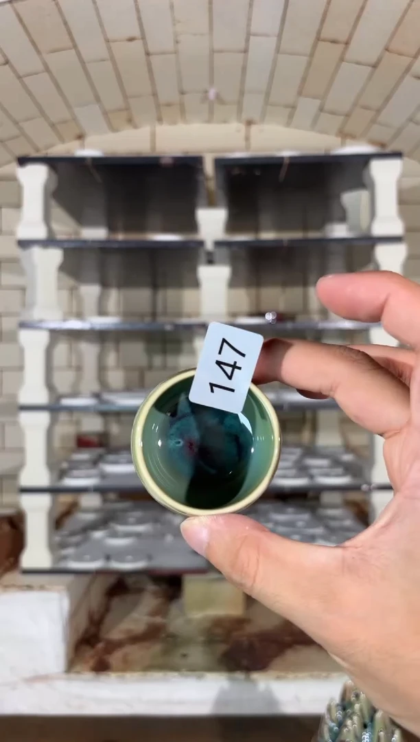 摆件精品窑变钧瓷茶器