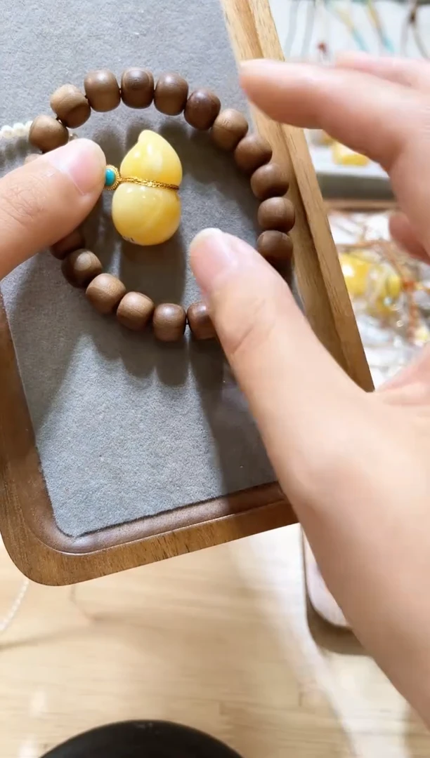 手串檀香紫檀（小叶紫檀）温*?老型手串