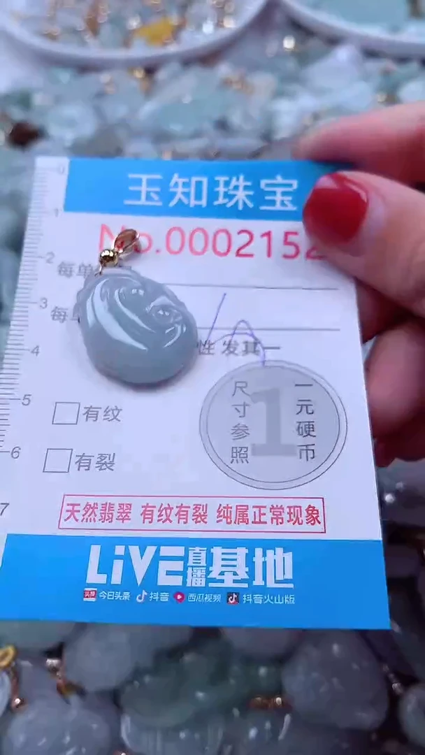 吊坠(不含链)未镶嵌翡翠2152