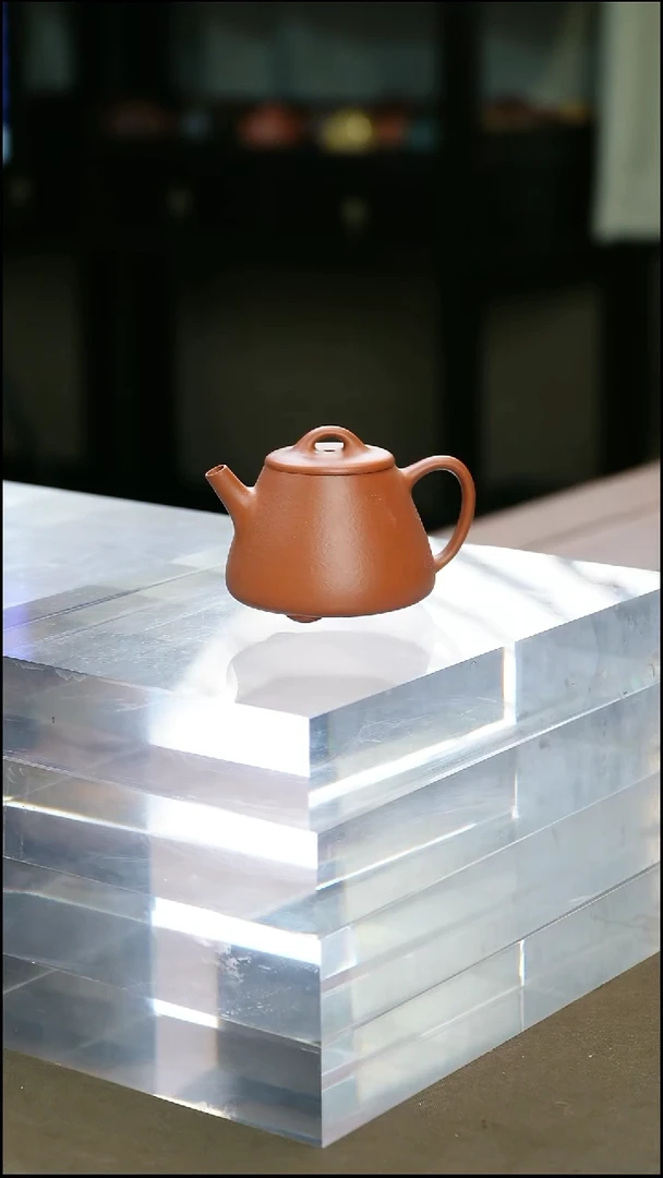茶壶紫砂瑞***r微瑕朱泥小高瓢