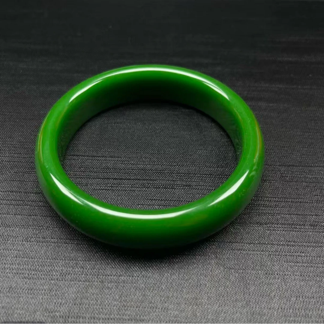 高定— 馆藏级 精美绿色气质手镯（S13）