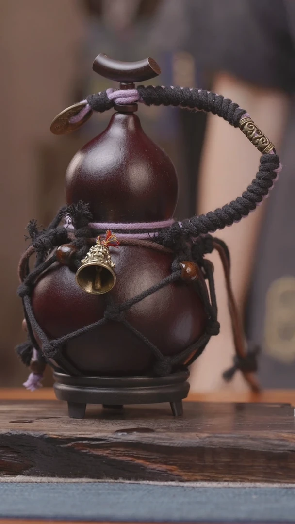 1342号精品大漆葫芦防腐防渗装水茶酒