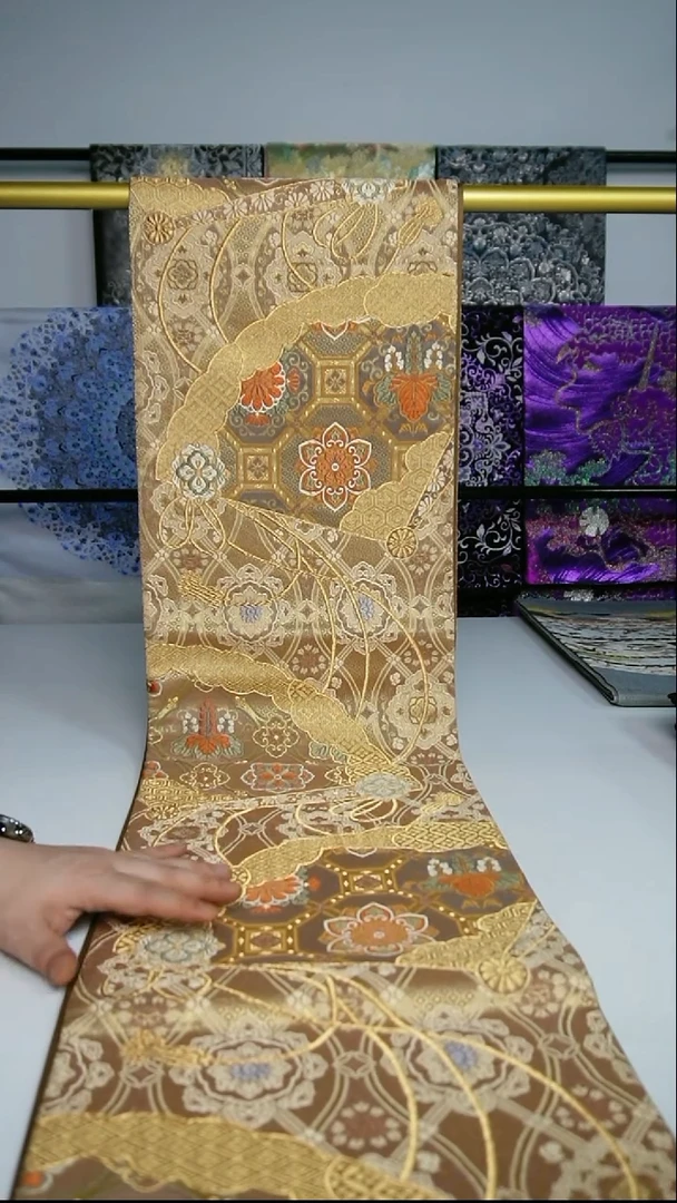 织绣织锦51六通宝相花