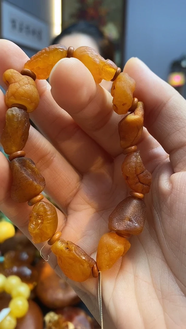 手串琥珀未镶嵌手串