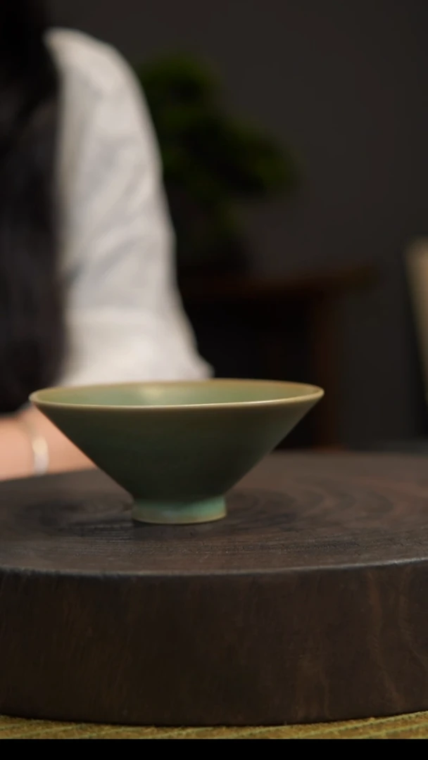 杯子峰斗笠杯 汝州原产地  原矿老釉