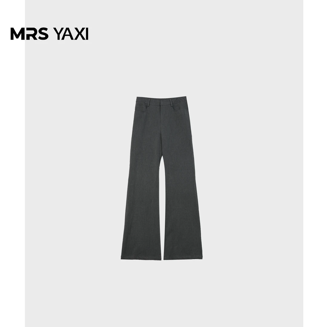 Mrsyaxi纯色百搭休闲长裤西装裤YX5101003
