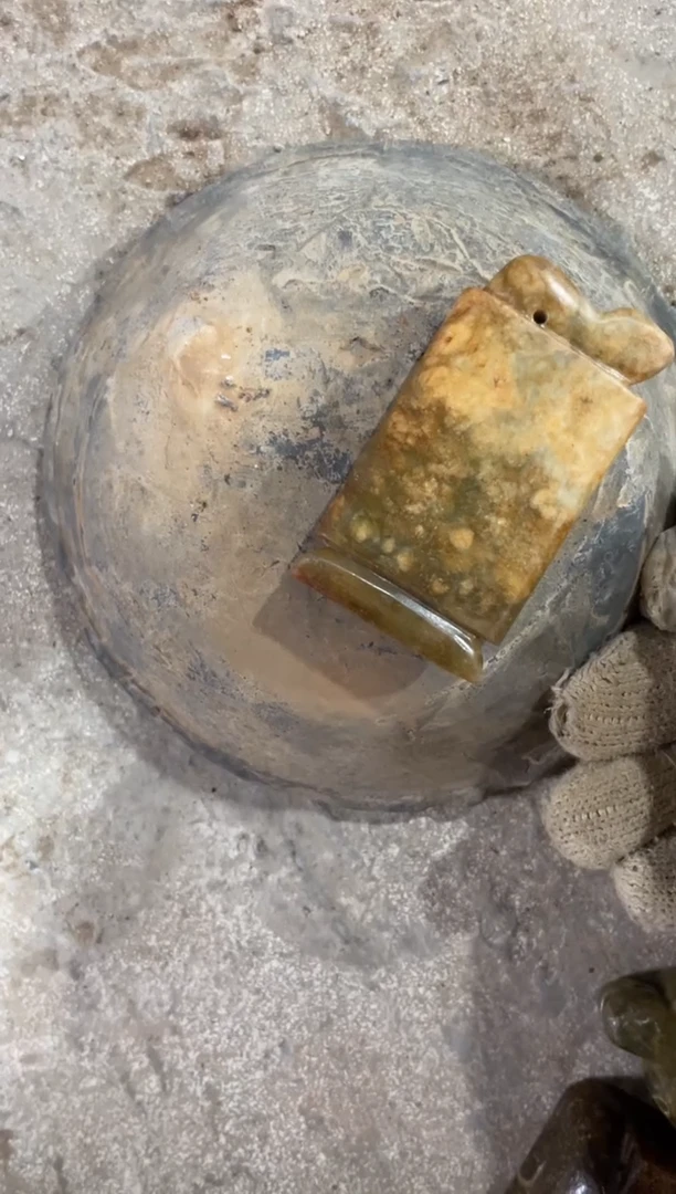 瓷片手工，手绘，陶瓷