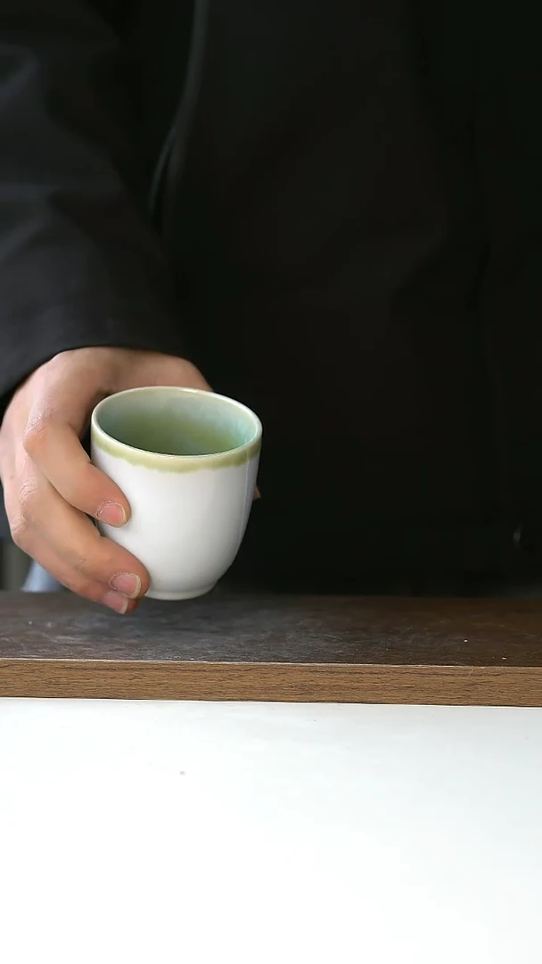 【闪购商品】陶瓷葡萄牙手握杯180@4-2@微瑕