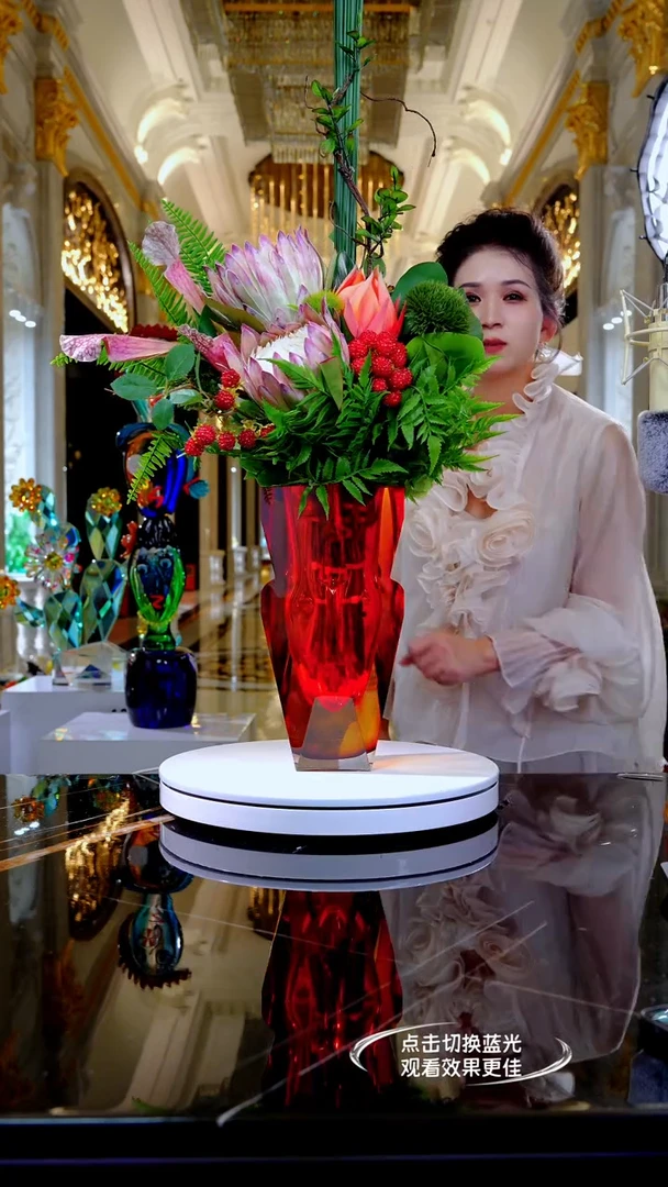 摆件琉璃YB02357艺术花器
