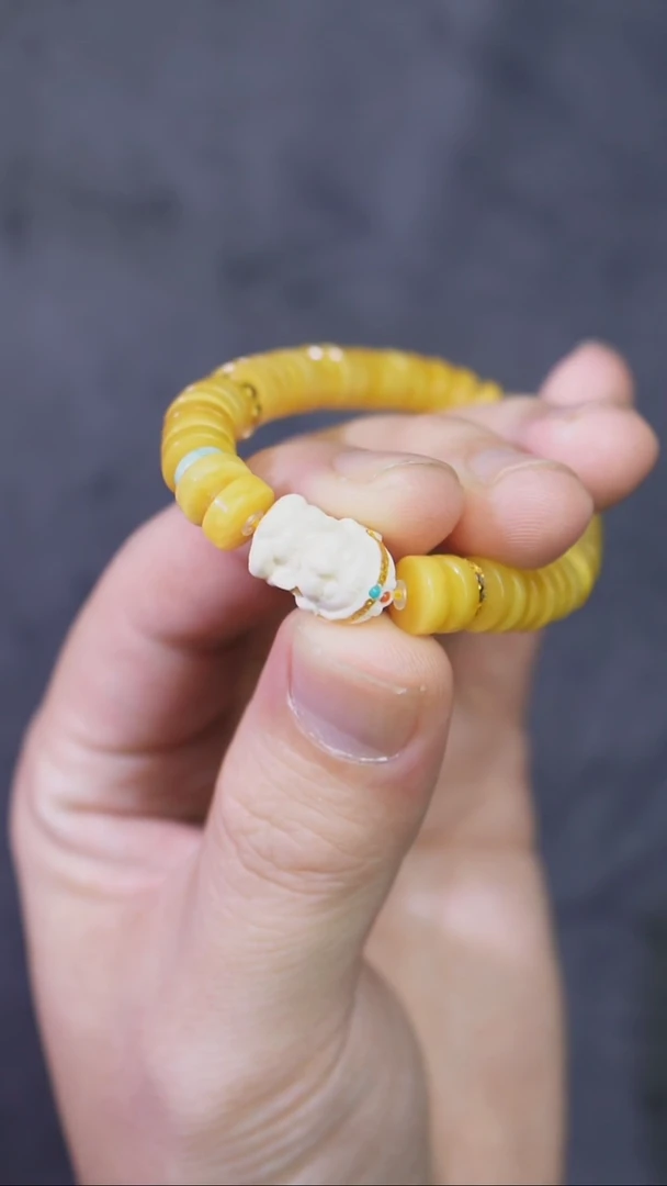 未镶嵌蜜蜡手串BY0712FZJT标630