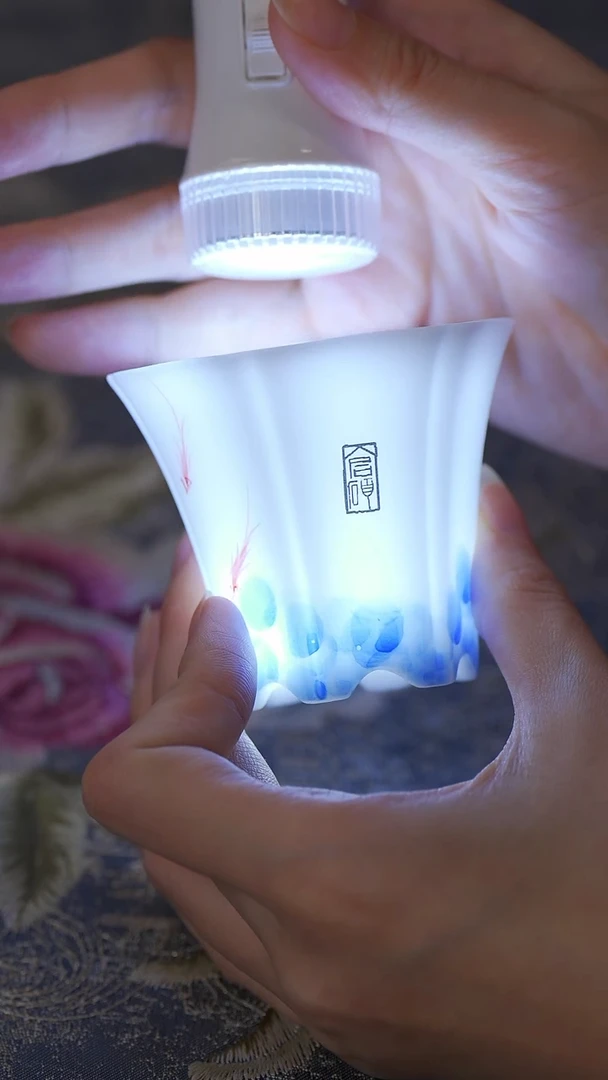 【闪购商品】【吴昌硕梅花金鱼六方杯】