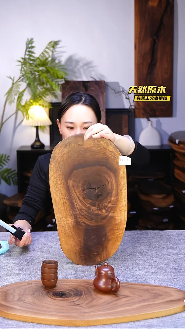 木北美黑胡桃原木.干裂疤结不属于商品质量问题完美主义者慎拍